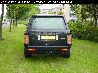 showyoursound.nl - SAVV Range Rover - DG Car Equipment - dsc01174.jpg - SAVV Range Rover Achteraanzicht